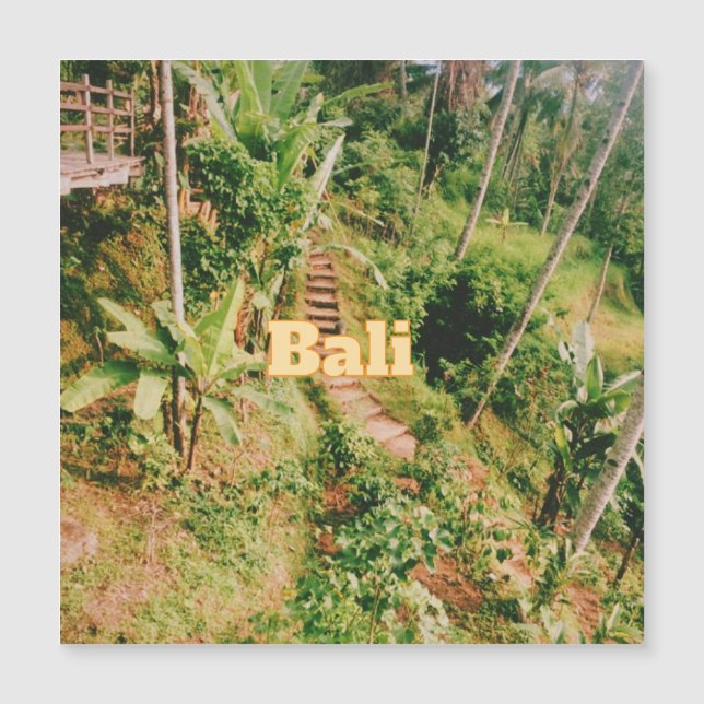 Bali Souvenir Flexible Photo Magnet (Vorderseite)