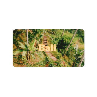 Bali Souvenir Flexible Photo Magnet Adressaufkleber