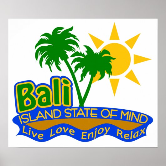 Bali Staat des Mind-Posters Poster (Vorne)