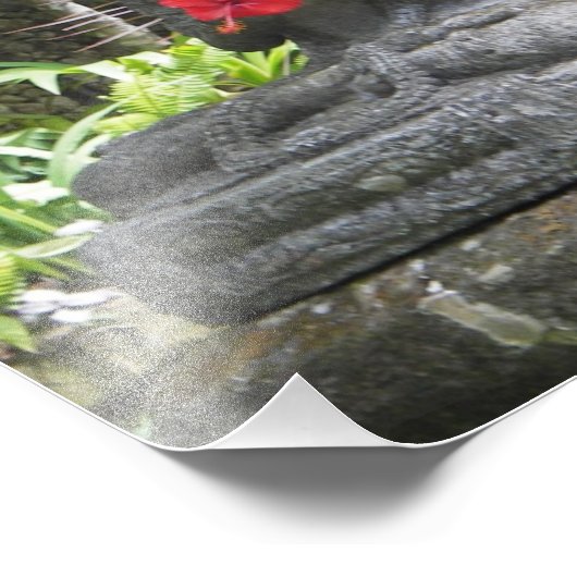 Bali Statue Foto Print (Ecke)
