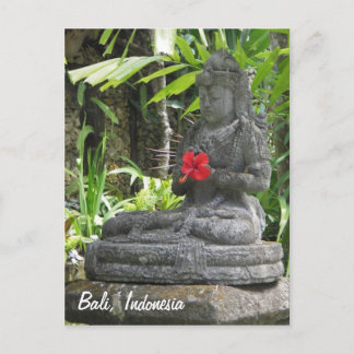 Bali Statue Postcard Postkarte