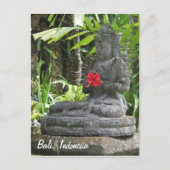 Bali Statue Postcard Postkarte (Vorderseite)