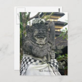 Bali Statue Postcard Postkarte (Vorne/Hinten)