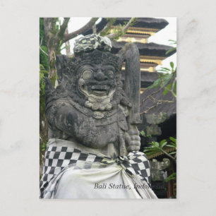 Bali Statue Postcard Postkarte