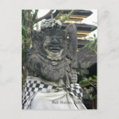 Bali Statue Postcard Postkarte (Vorderseite)