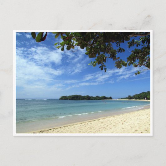 Bali Strand Postkarte (Vorderseite)