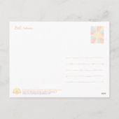 Bali-Strandkinder spielen – Postkarte (Rückseite)