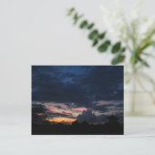 Bali Sunrise Postcard Postkarte (Stehend Vorderseite)