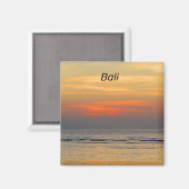 Bali Sunset Magnet (Vorderseite/Rückseite)
