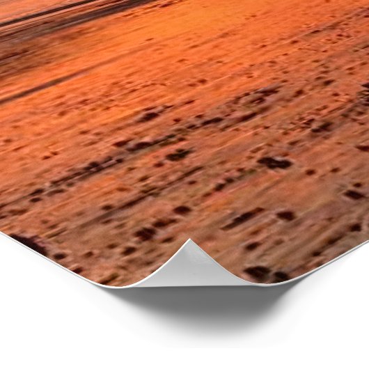 Bali Sunset Poster (Ecke)