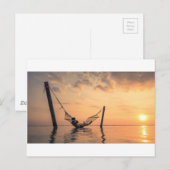 Bali Sunset Postkarte (Vorne/Hinten)