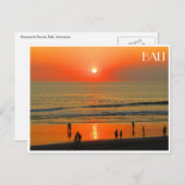 Bali Sunset Seminyak Postkarte (Vorne/Hinten)
