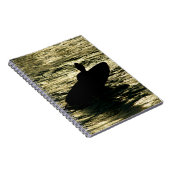 Bali Surfer Golden Hour Spiral Notebook Notizblock (Rechte Seite)