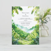 Bali Tegalalang Rice Einladung (Stehend Vorderseite)