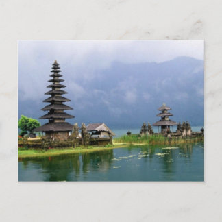 Bali Tempel indonesia Postkarte