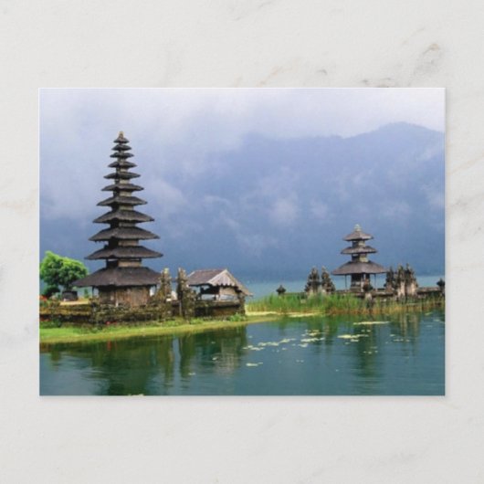 Bali Tempel indonesia Postkarte (Vorderseite)