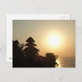 Bali-Tempel Postkarte (Vorne/Hinten)