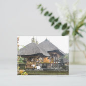 Bali Temple Postcard Postkarte (Stehend Vorderseite)