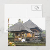 Bali Temple Postcard Postkarte (Vorne/Hinten)