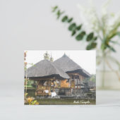 Bali Temple Postkarte (Stehend Vorderseite)