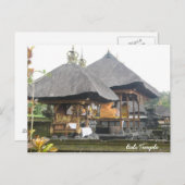 Bali Temple Postkarte (Vorne/Hinten)