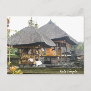 Bali Temple Postkarte
