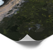 Bali Travel Artwork Poster (Ecke)