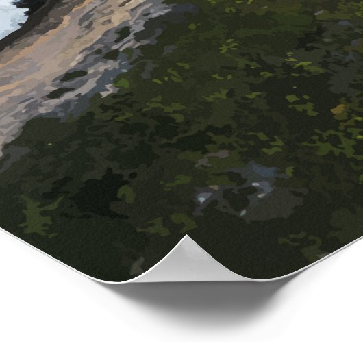 Bali Travel Artwork Poster (Ecke)