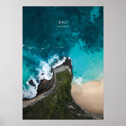 Bali Travel Artwork Poster (Vorne)