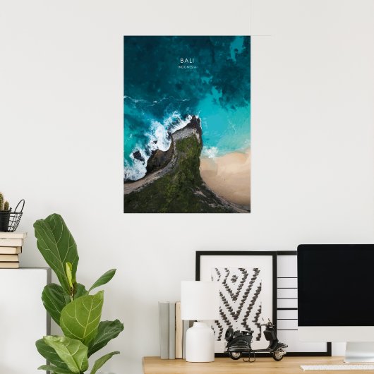 Bali Travel Artwork Poster (Heimbüro)