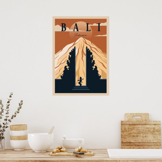 Bali Travel Poster (Küche)