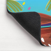 Bali Travel Poster. Mousepad (Ecke)