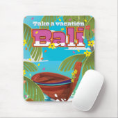 Bali Travel Poster. Mousepad (Mit Mouse)