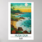 Bali Travel Poster, Nusa Dua, Poster (Vorne)