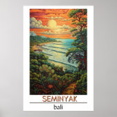 Bali Travel Poster, Seminyak Travel Poster (Vorne)