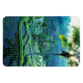 Bali | Übersicht über Reisterrassen Magnet (Horizontal)