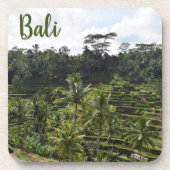 Bali Ubud Reisfelder Getränkeuntersetzer (Vorderseite)