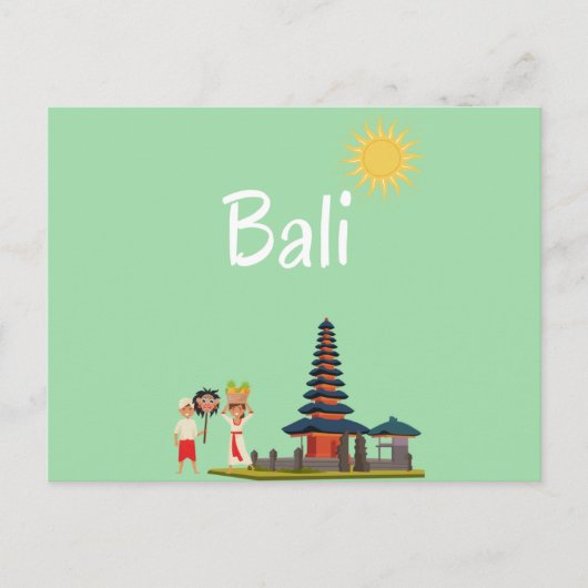 Bali Vibes 2 Postkarte (Vorderseite)