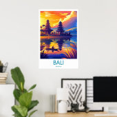 Bali Vintage-Reiseposter Ski Nationalpark Poster (Heimbüro)