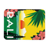 Bali Vintage-Stil Magnet (Horizontal)