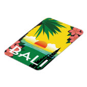 Bali Vintage-Stil Magnet (Linke Seite)