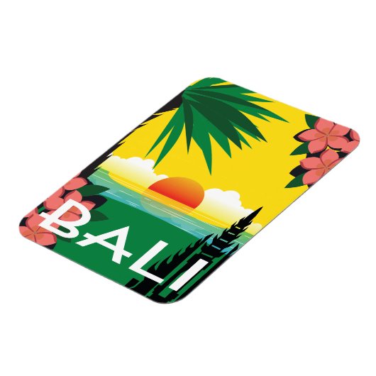 Bali Vintage-Stil Magnet (Linke Seite)