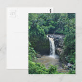 Bali-Wasserfälle Postkarte (Vorne/Hinten)