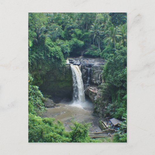 Bali-Wasserfälle Postkarte (Vorderseite)