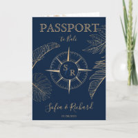 Bali Wedding Destination Passport Weltkarte
