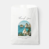 Bali Wedding Vielen Dank Foto Geschenktütchen (Vorderseite)