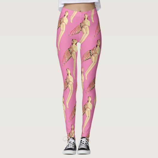Bali Winged Goddess Thunder_Cove Leggings (Vorderseite)