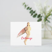 Bali Winged Goddess Thunder_Cove Postkarte (Stehend Vorderseite)
