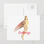 Bali Winged Goddess Thunder_Cove Postkarte (Vorne/Hinten)