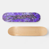 BALI-Zwergviolett | violetter Spritzer Skateboard (Horizontal)